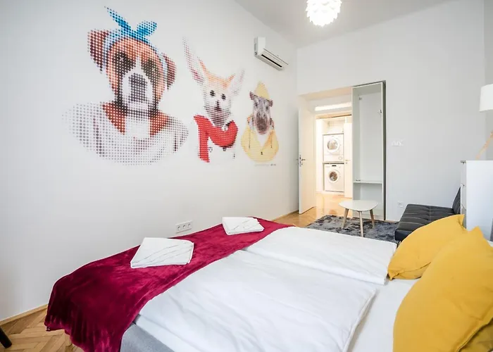 Stylish Vagabond With Ac Apartament Budapesta